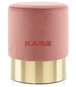 KARE Design Sitzbänke-Hocker Cherry Rose Brass O35Cm