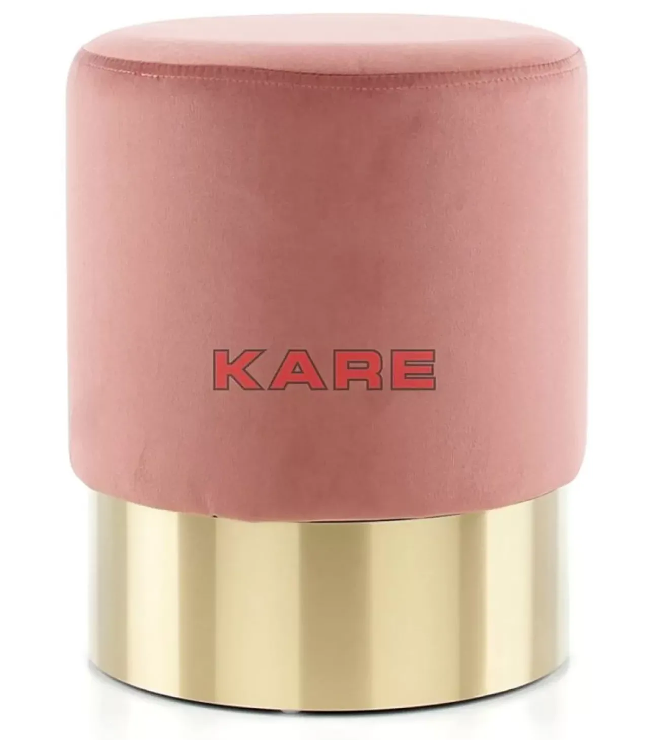 KARE Design Sitzbänke-Hocker Cherry Rose Brass O35Cm