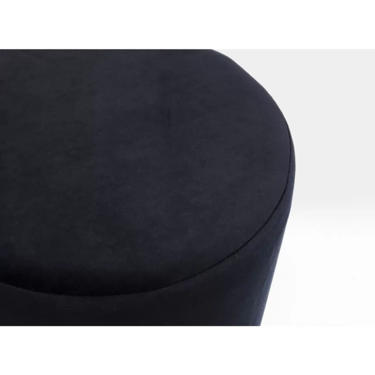 KARE Design Sitzbänke-Hocker Cherry Schwarz Brass O35Cm