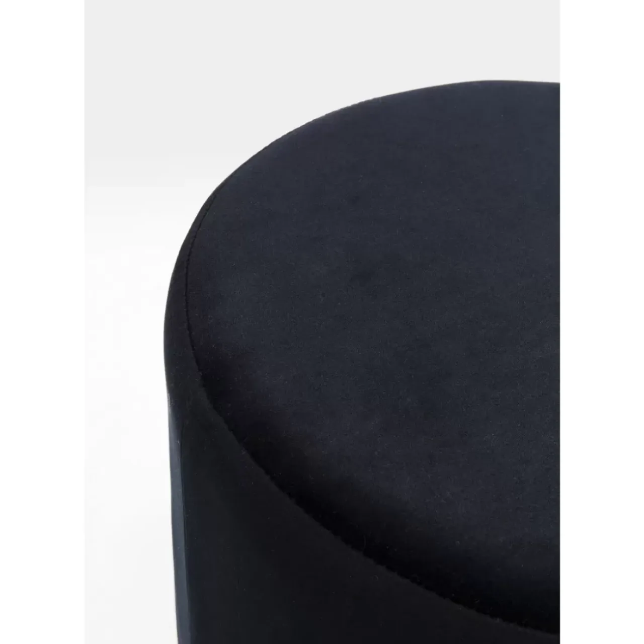 KARE Design Sitzbänke-Hocker Cherry Schwarz Brass O35Cm