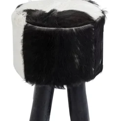 KARE Design Sitzbänke-Hocker Flint Stone Schwarz O35Cm