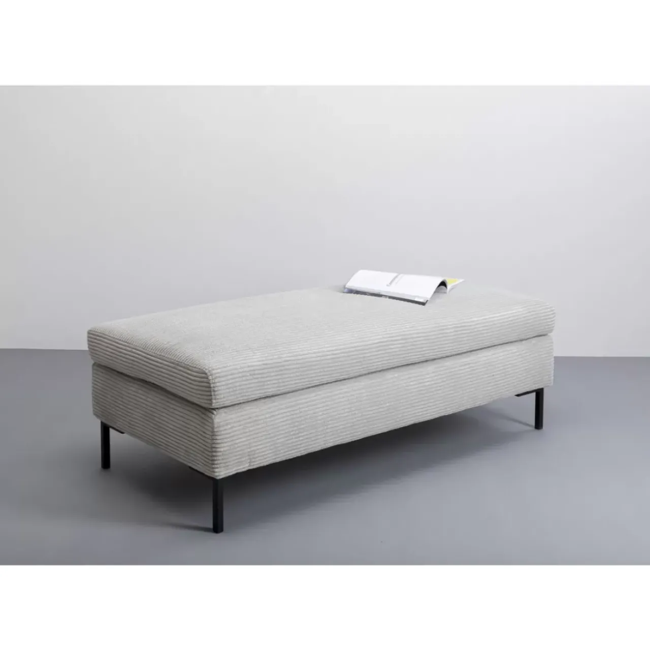 KARE Design Sitzbänke-Hocker Gianni Cord Grau