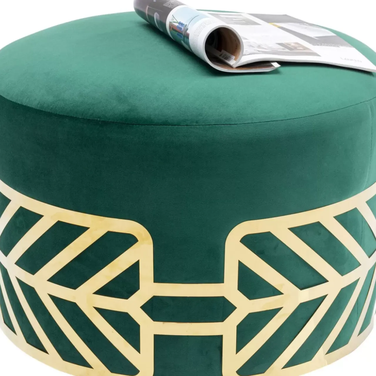 KARE Design Sitzbänke-Hocker Jenna Grun O61Cm