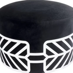 KARE Design Sitzbänke-Hocker Jenna Schwarz O61Cm