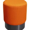 KARE Design Sitzbänke-Hocker Jody Orange Mesh Schwarz O35Cm