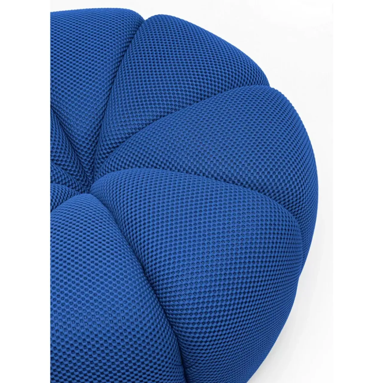 KARE Design Sitzbänke-Hocker Peppo Lounge Blau O80Cm