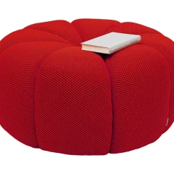 KARE Design Sitzbänke-Hocker Peppo Lounge Rot O80Cm