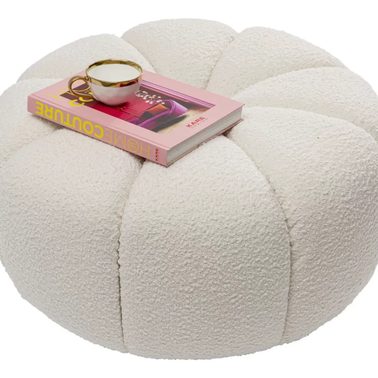 KARE Design Sitzbänke-Hocker Peppo Lounge Weis O76Cm