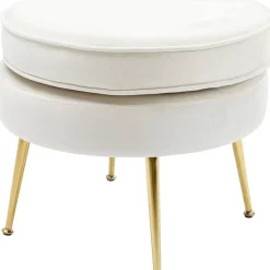 KARE Design Sitzbänke-Hocker Water Lily Beige