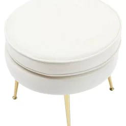 KARE Design Sitzbänke-Hocker Water Lily Beige