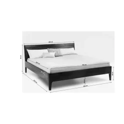 KARE Design Betten-Holzbett Brooklyn Walnut 160X200Cm