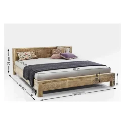KARE Design Betten-Holzbett Puro 160X200Cm