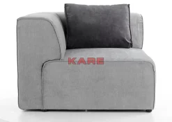 KARE Design Sofas & Couches-Infinity Ecke 100 Elements Grau Rechts