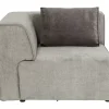 KARE Design Sofas & Couches-Infinity Ecke 100 Elements Grau Links