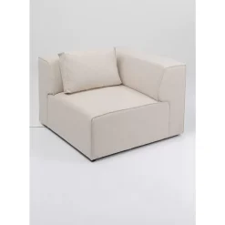 KARE Design Sofas & Couches-Infinity Ecke 100Cm Elements Creme Links