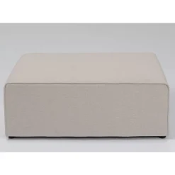 KARE Design Sitzbänke-Infinity Hocker Elements Creme 50X100Cm