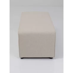 KARE Design Sitzbänke-Infinity Hocker Elements Creme 50X100Cm