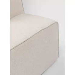 KARE Design Sofas & Couches-Infinity Ottomane Elements Creme Links 182Cm