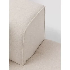 KARE Design Sofas & Couches-Infinity Ottomane Elements Creme Links 182Cm