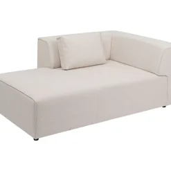 KARE Design Sofas & Couches-Infinity Ottomane Elements Creme Links 182Cm