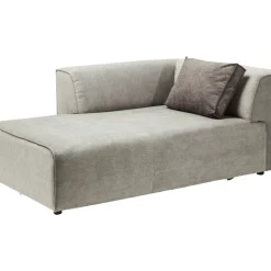 KARE Design Sofas & Couches-Infinity Ottomane Elements Grau Links