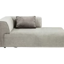 KARE Design Sofas & Couches-Infinity Ottomane Elements Grau Rechts