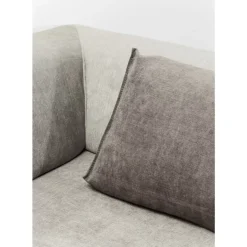 KARE Design Sofas & Couches-Infinity Ottomane Elements Grau Rechts