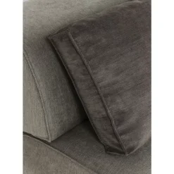 KARE Design Sofas & Couches-Infinity Ottomane Semi Elements Grau Links