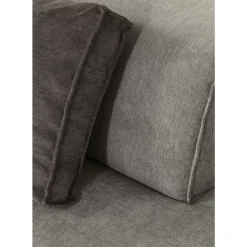 KARE Design Sofas & Couches-Infinity Ottomane Semi Elements Grau Links