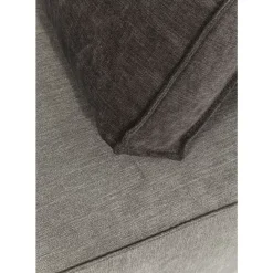 KARE Design Sofas & Couches-Infinity Ottomane Semi Elements Grau Links