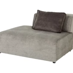 KARE Design Sofas & Couches-Infinity Ottomane Semi Elements Grau Links