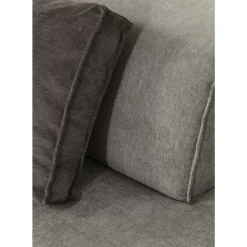 KARE Design Sofas & Couches-Infinity Ottomane Semi Elements Grau Rechts