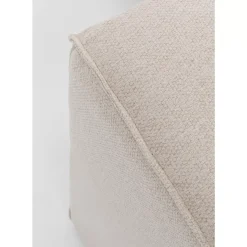 KARE Design Sofas & Couches-Infinity Ottomane Semi Elements Creme Rechts 120Cm