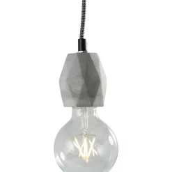 KARE Design Leuchtobjekte-Kabelfassung Diamond Concrete