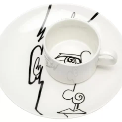 KARE Design Geschirr & Tischaccessoires-Kaffeetasse Viso Uomo (2/Tlg.)