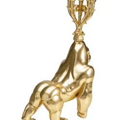KARE Design Kerzenständer & Laternen-Kerzenständer Gorilla Gold