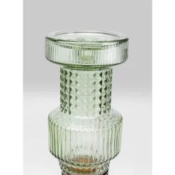 KARE Design Kerzenständer & Laternen-Kerzenständer Marvelous Duo Grun Braun 49Cm