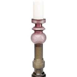 KARE Design Kerzenständer & Laternen-Kerzenständer Marvelous Duo Lila Grau 49