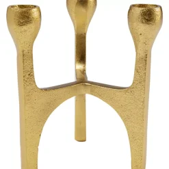 KARE Design Kerzenständer & Laternen-Kerzenständer Stacky Gold 15Cm