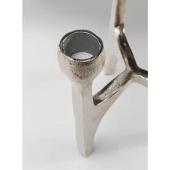 KARE Design Kerzenständer & Laternen-Kerzenständer Stacky Silber 15Cm