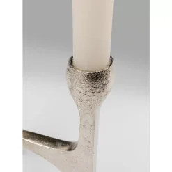 KARE Design Kerzenständer & Laternen-Kerzenständer Stacky Silber 15Cm
