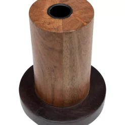 KARE Design Kerzenständer & Laternen-Kerzenständer Wood Zylinder 15Cm