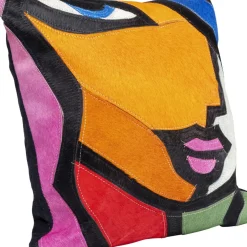 KARE Design Kissen-Kissen Abstract Lady Face 40X40Cm