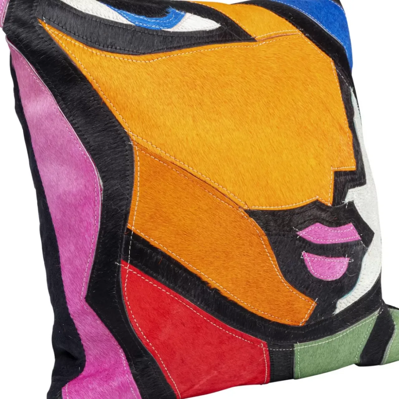 KARE Design Kissen-Kissen Abstract Lady Face 40X40Cm