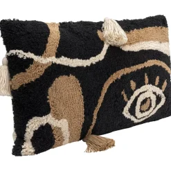 KARE Design Kissen-Kissen Blink Schwarz 60X35Cm