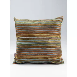 KARE Design Kissen-Kissen Colourful Stripes Braun 40X40Cm