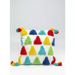 KARE Design Kissen-Kissen Colourful Triangles 45X45Cm