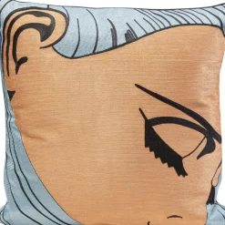 KARE Design Kissen-Kissen Comic Face 50X50Cm