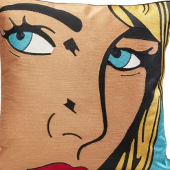 KARE Design Kissen-Kissen Comic Lady 50X50Cm