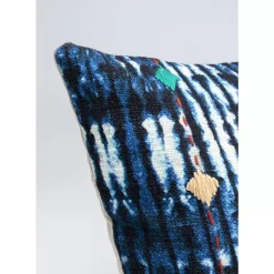KARE Design Kissen-Kissen Desna Patchwork Blau 60X35Cm